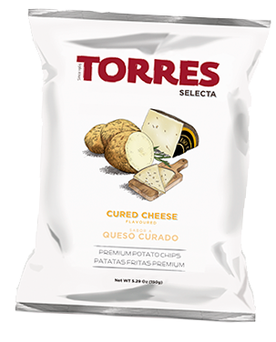 Selecta potato chips Cured Cheese flavoured